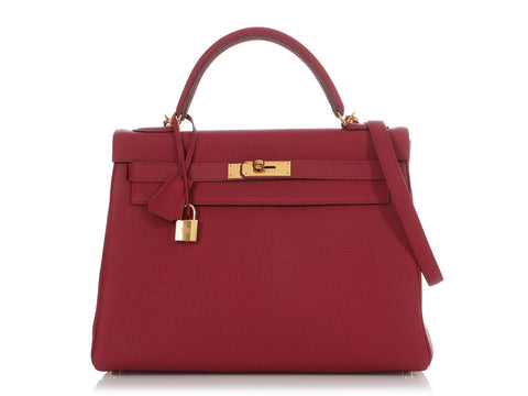 Hermès Rubis Togo Kelly 32