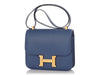 Hermès Blue Brighton Evercolor Constance 24