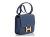 Hermès Blue Brighton Evercolor Constance 24