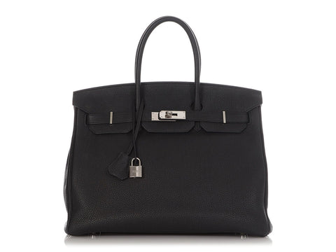 Hermès Black Togo Birkin 35