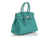 Hermès Vert Verona Ostrich Birkin 30