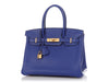 Hermès Bleu Electrique Clémence Birkin 30