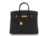 Hermès Black Togo Birkin 25