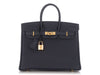 Hermès Bleu Nuit Togo Birkin 25