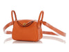 Hermès Mini Orange Clémence Lindy 20