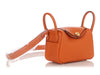 Hermès Mini Orange Clémence Lindy 20