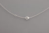 Hermès 18K White Gold Diamond Finesse Pendant Necklace