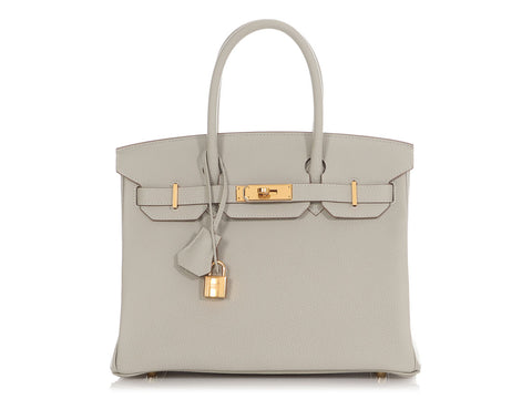 Hermès Gris Perle Togo Birkin 30