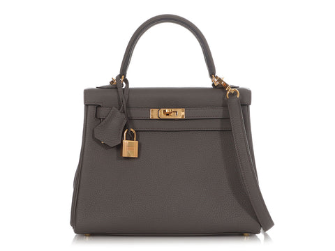 Hermès Etain Togo Kelly 25