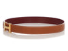 Hermès Rouge and Gold Reversible Belt Kit 32mm