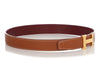 Hermès Rouge and Gold Reversible Belt Kit 32mm