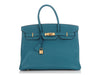 Hermès Bleu Izmir Clémence Birkin 35