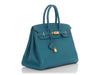 Hermès Bleu Izmir Clémence Birkin 35