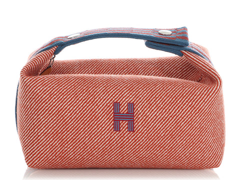 Hermès Rouge Tomette Wool Rocabar Bride à Brac PM