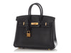 Hermès Black Swift Birkin 25