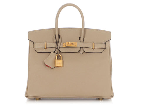 Hermès Special Order Trench and Rose Jaipur Epsom Verso Birkin 25