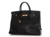 Hermès Vintage Black Ardennes Birkin 40