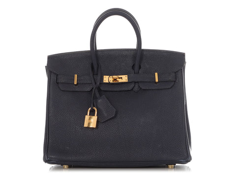 Hermès Bleu Nuit Togo Birkin 25