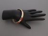 Hermès Narrow Red and White Enamel Astrology Bangle