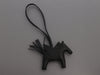 Hermès So Black Lambskin Pegasus Rodeo Bag Charm PM