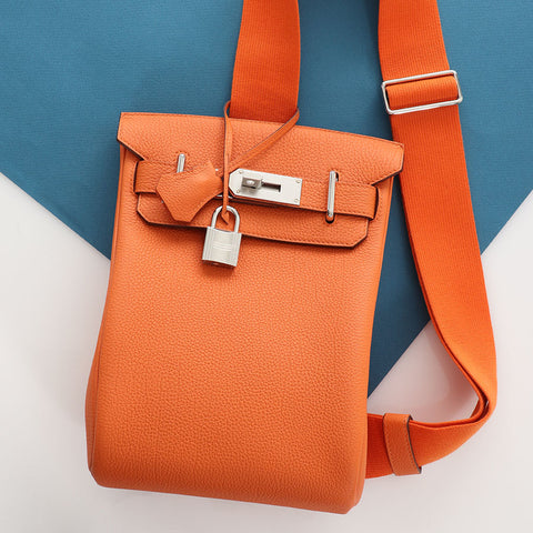 Hermès Orange Togo Hac à Dos PM