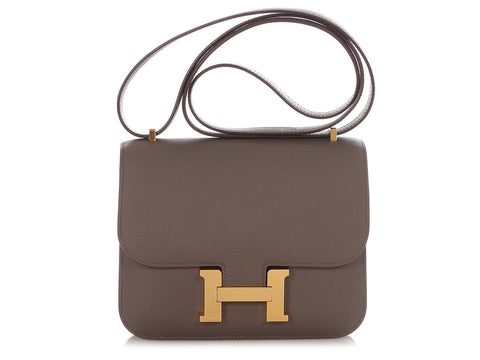 Hermès Etain Epsom Constance 18