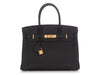 Hermès Black Togo Birkin 30