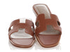 Hermès Brown Oran Sandals