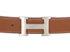 Hermès Black and Gold Reversible Constance Belt