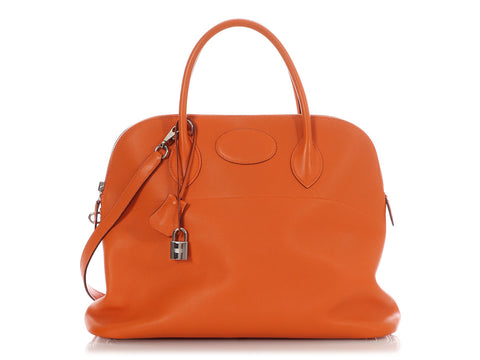 Hermès Orange Swift Bolide 35