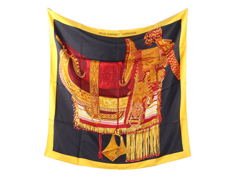 Hermès Selle d'Apparat Marocaine Silk Scarf 90cm