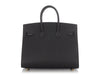 Hermès Black Epsom Sellier Birkin 25