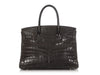 Hermès Black Matte Niloticus Crocodile Birkin 30