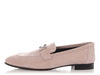 Hermès Pink Suede Paris Loafers