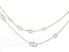 Hermès Sterling Silver Farandole Long Necklace 160