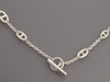 Hermès Sterling Silver Farandole Long Necklace 160