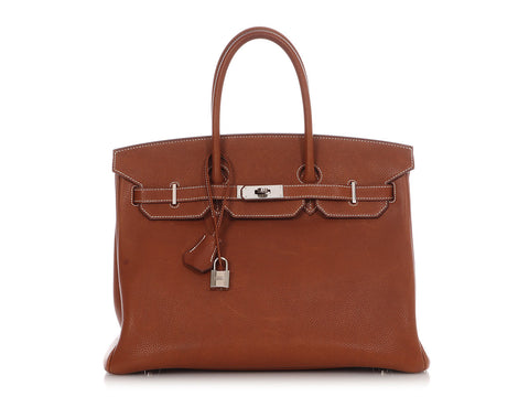 Hermès Fauve Barenia Faubourg Birkin 35