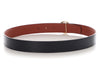 Hermès Blue Reversible Horsebit Belt 32mm