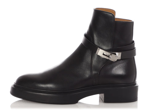 Hermès Black Veo Ankle Boots