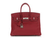 Hermès Rouge Grenat Swift Birkin 25