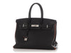 Hermès Black and Orange Togo Verso SO Birkin 35