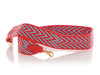 Hermès Rouge De Coeur and Bleu Du Nord Toile and Swift Zigzag Strap 50mm