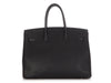 Hermès Black Clémence Birkin 35