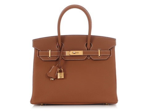 Hermès Gold Togo Birkin 30