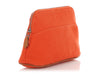 Hermès Orange Cotton Bolide Cosmetic Case PM