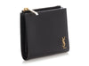 Saint Laurent Tiny Black Cassandre Bifold Compact Wallet