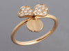 Tiffany & Co. 18K Rose Gold  Diamond Paper Flowers Ring