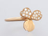 Tiffany & Co. 18K Rose Gold  Diamond Paper Flowers Ring