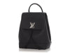 Louis Vuitton Black Calfskin Lockme Backpack