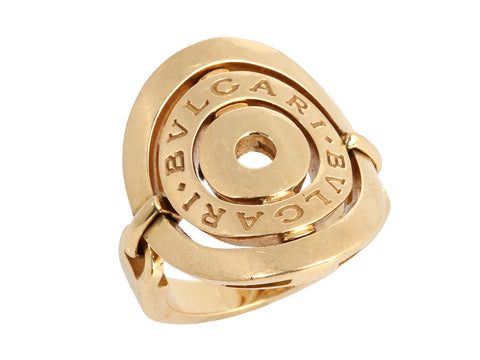 Bulgari 18K Yellow Gold Astrale Cerchi Ring